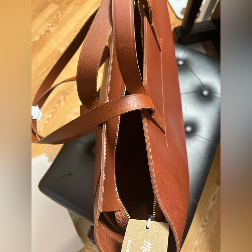 Madewell zip top essential tote leather - Picture 7 of 7